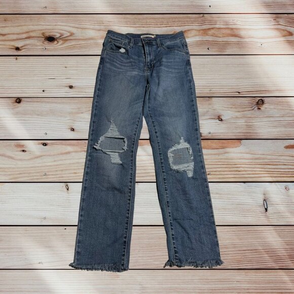 Levi's 724 Straight Leg Crops Waist 26 - Picture 1 of 11